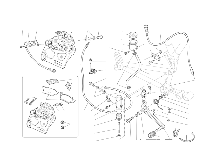 REAR HYDRAULIC BRAKE