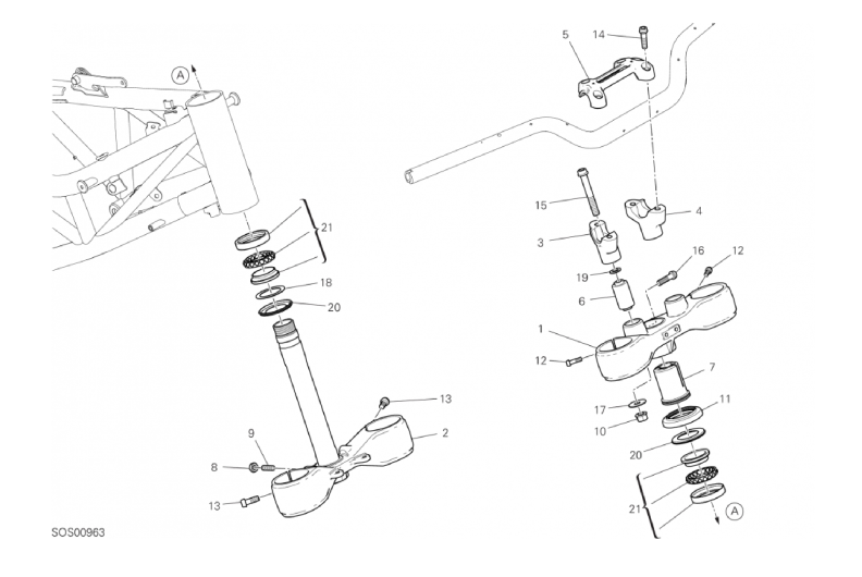 17A STEERING ASSEMBLY (3/43)
