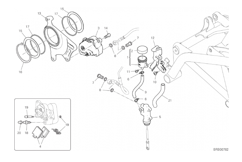 19D REAR BRAKE SYSTEM (10/43)
