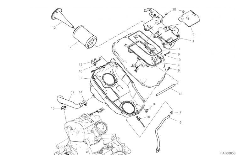 34A AIR INTAKE - OIL BREATHER (35/43)
