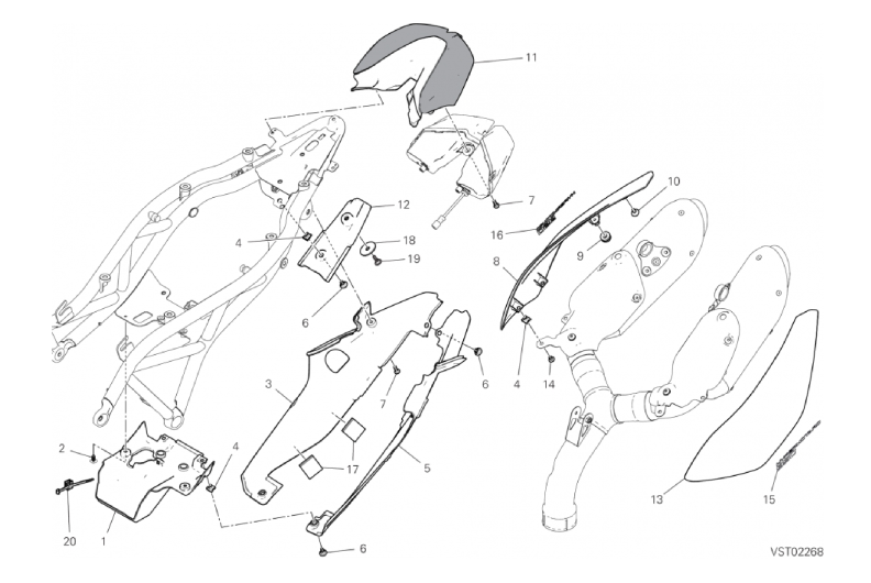 36C FAIRING (42/43)
