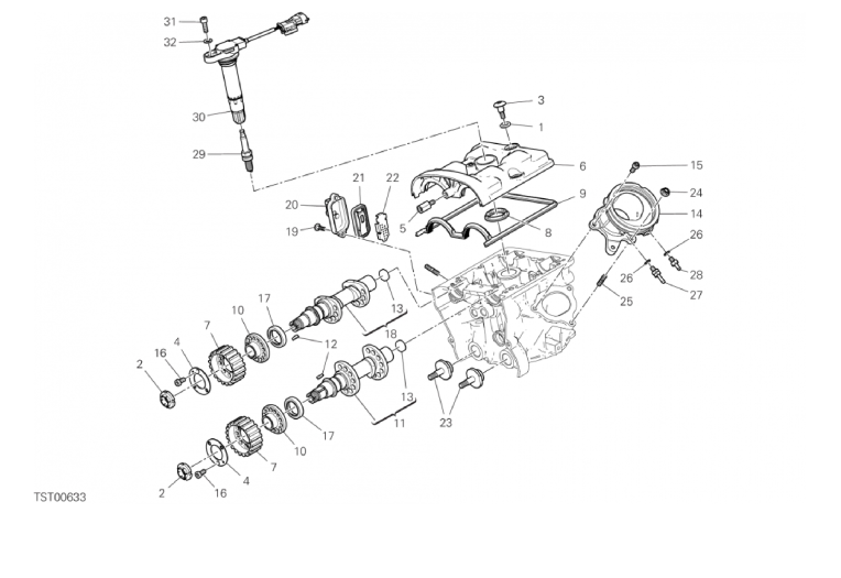 11A VERTICAL CYLINDER HEAD - TIMING (14/17)
