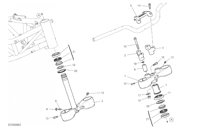 17A STEERING ASSEMBLY (3/43)
