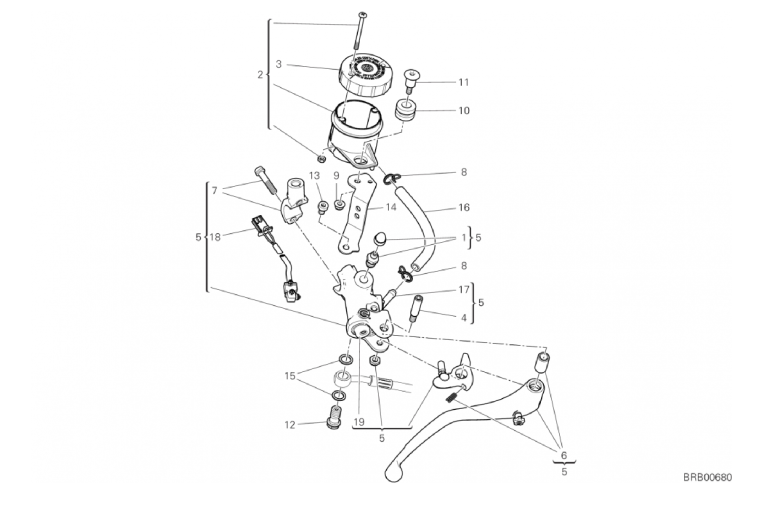 19A FRONT BRAKE PUMP (7/43)
