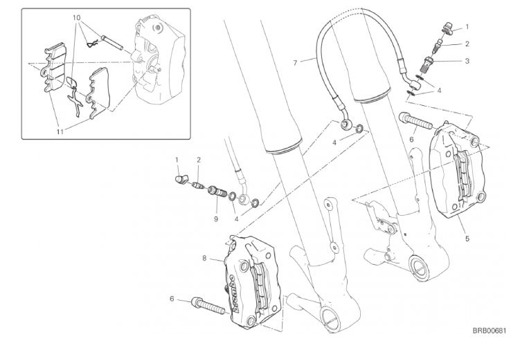 19B FRONT BRAKE SYSTEM (8/43)
