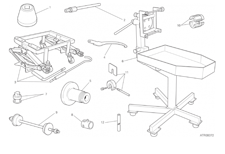 01B WORKSHOP SERVICE TOOLS (FRAME) (2/3)
