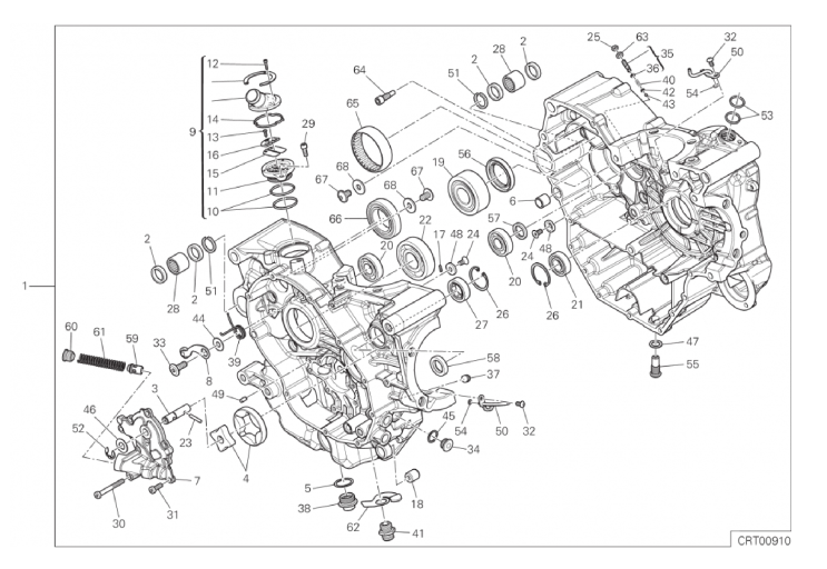 010 HALF-CRANKCASES PAIR (9/18)
