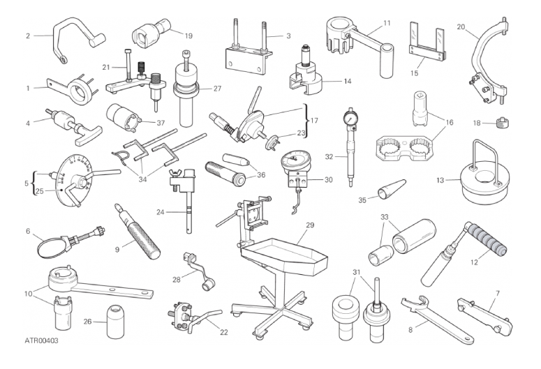 001 WORKSHOP SERVICE TOOLS (1/3)
