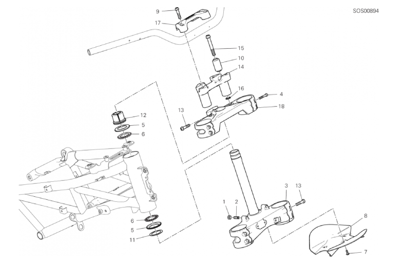 21B STEERING HEAD BASE ASSEMBLY (21/31)
