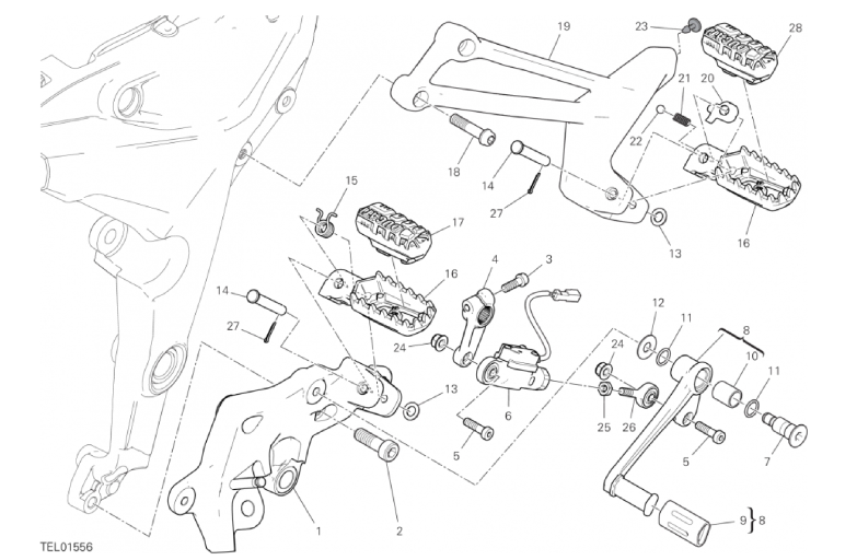 27C FOOTRESTS, LEFT (24/31)
