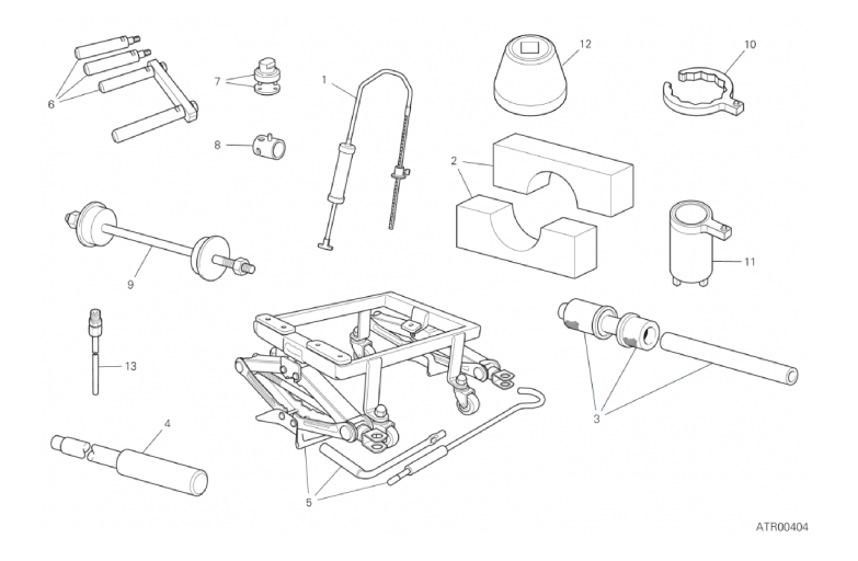 01B WORKSHOP SERVICE TOOLS (2/3)
