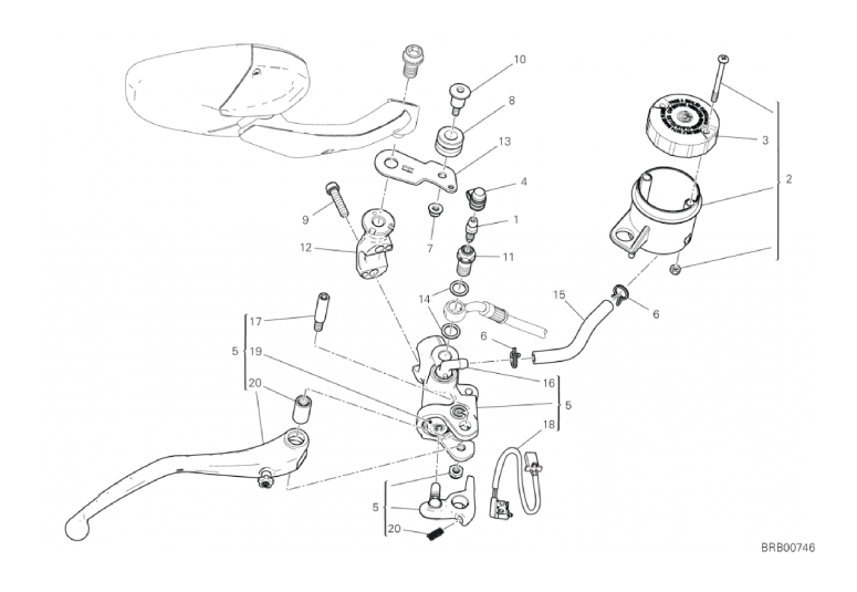 20A FRONT BRAKE PUMP (6/50)
