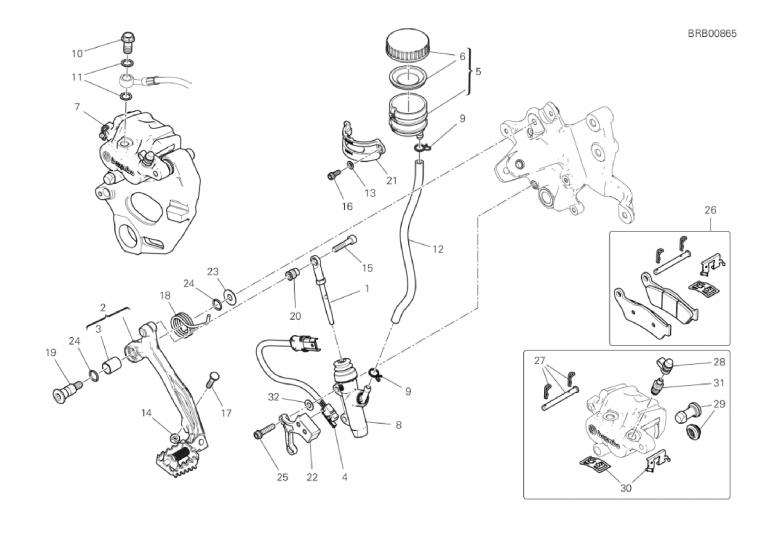 20D REAR BRAKE SYSTEM (9/50)
