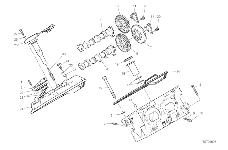 12B REAR HEAD - TIMING SYSTEM (16/18)
