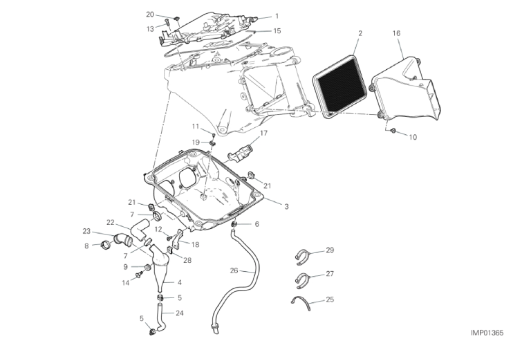 35A AIR INTAKE - OIL BREATHER (40/53)
