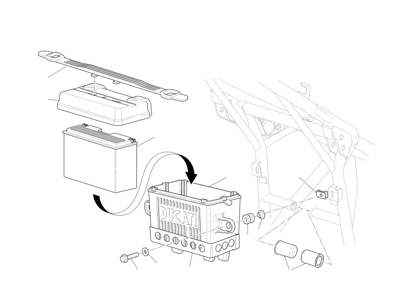 Battery support