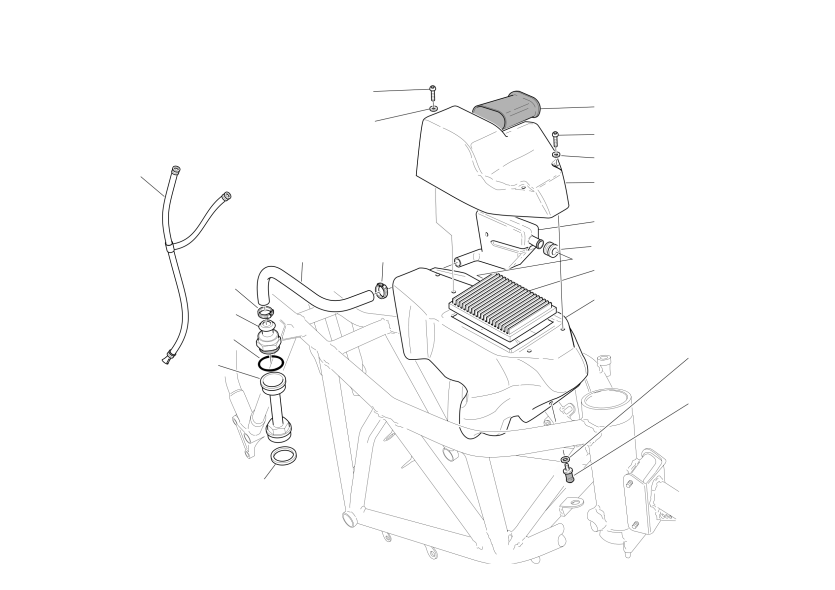 AIR INDUCTIO AND OIL VENT