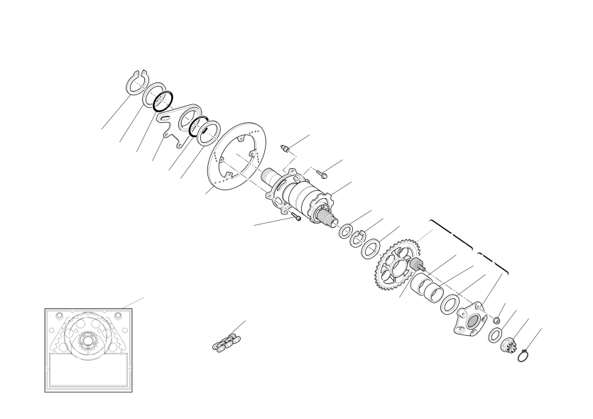 REAR WHEEL PIN