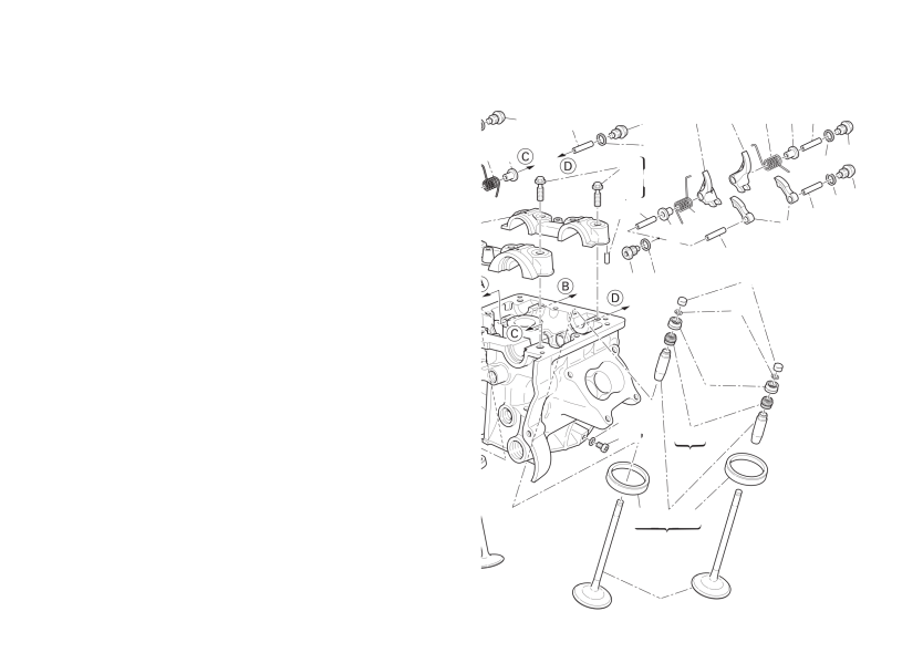 Vertical cylinder head