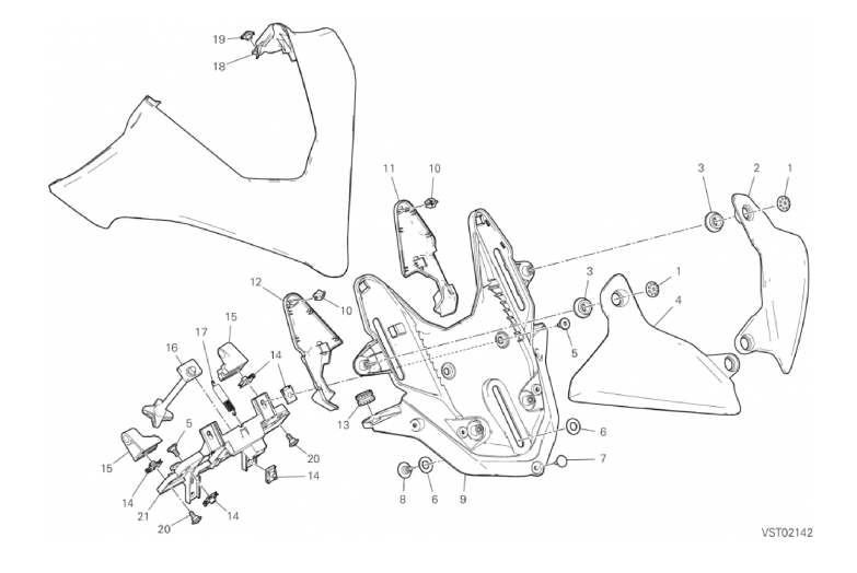 37B HEALDIGHT FAIRING SUPPORT (47/54)