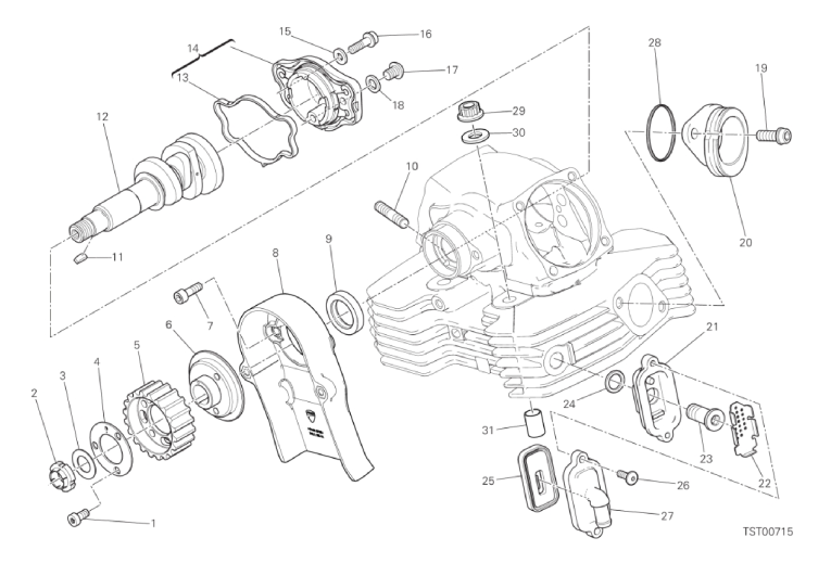 11A VERTICAL CYLINDER HEAD - TIMING (14/17)