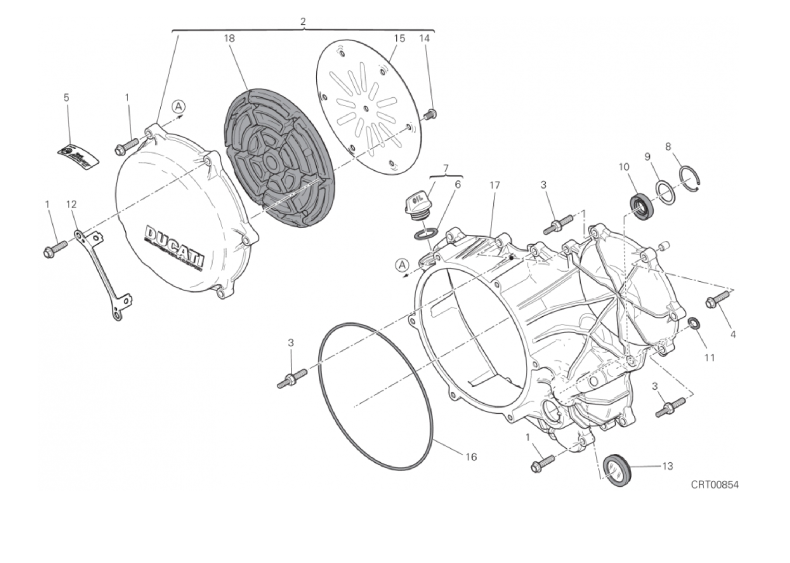 04A CLUTCH COVER (4/19)