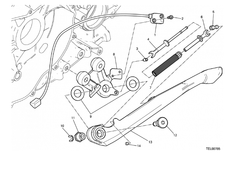 16A SIDE STAND (1/46)