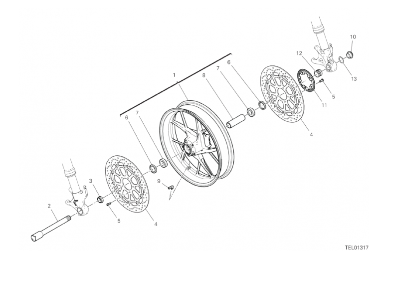 28A FRONT WHEEL (23/46)