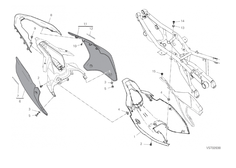 36D REAR FAIRING (45/46)