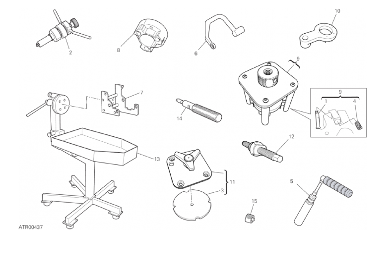 01C WORKSHOP SERVICE TOOLS (ENGINE) (3/4)