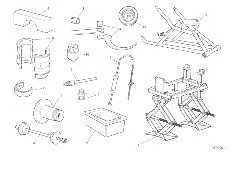 01D WORKSHOP SERVICE TOOLS (FRAME) (4/4)