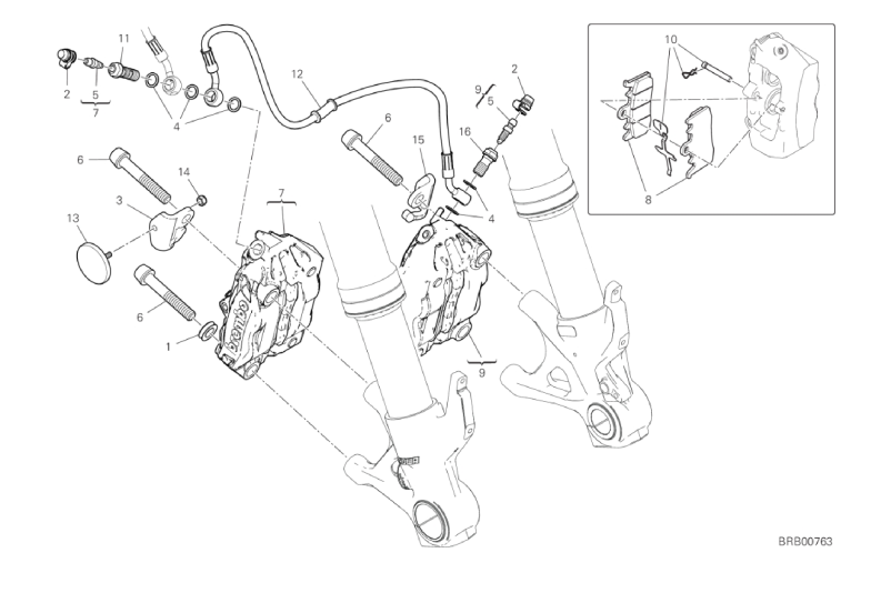 20B FRONT BRAKE SYSTEM (8/46)