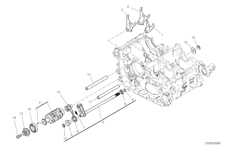 02A SHIFT CAM - FORK (1/18)