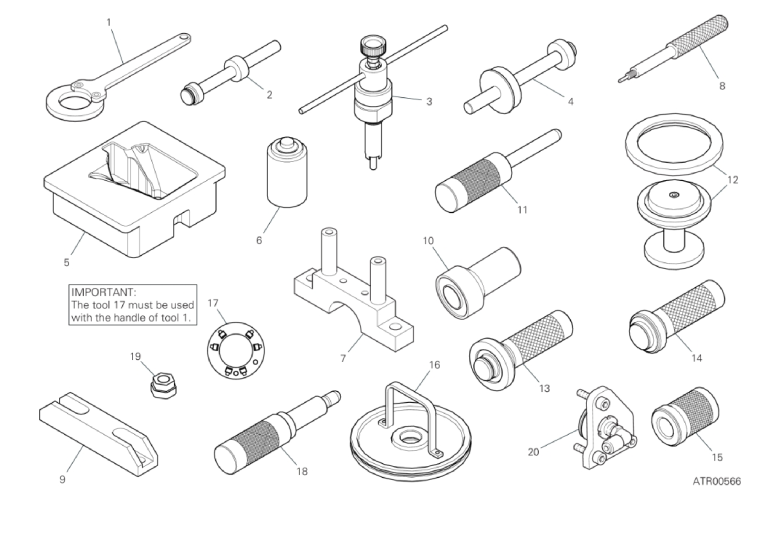 01C WORKSHOP SERVICE TOOLS (ENGINE) (3/4)