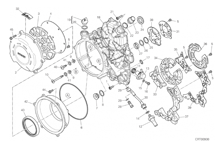 04A CLUTCH COVER (4/18)