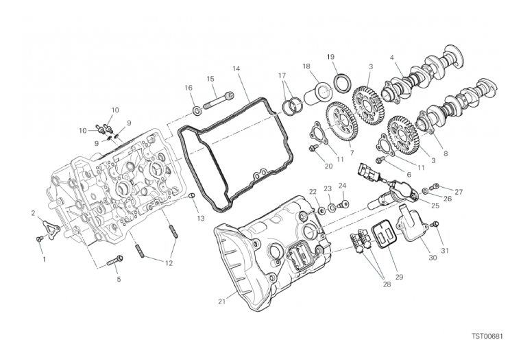 12A FRONT HEAD - TIMING SYSTEM (15/18)