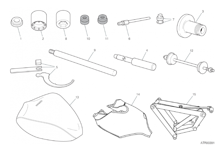 01D WORKSHOP SERVICE TOOLS (FRAME) (4/4)