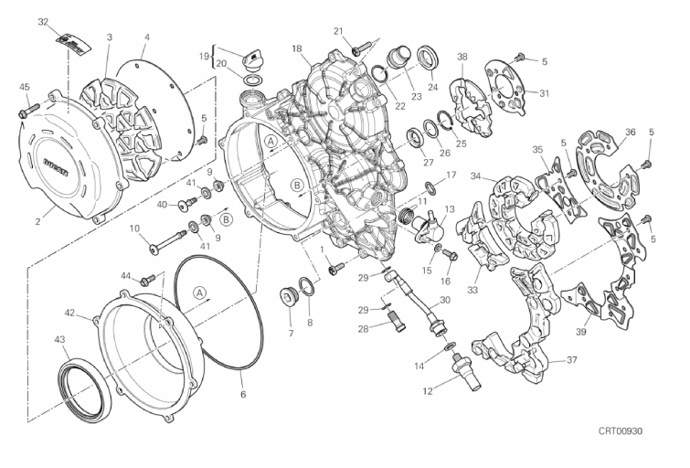 04A CLUTCH COVER (4/18)