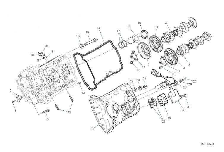 12A FRONT HEAD - TIMING SYSTEM (15/18)