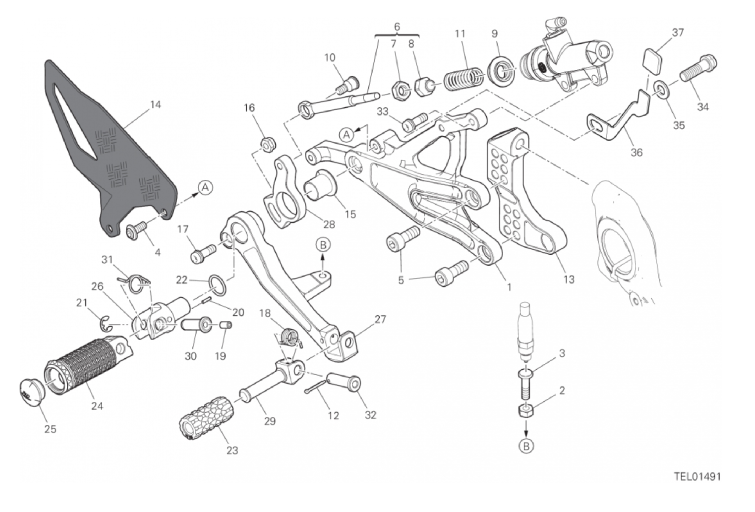 26B FOOTRESTS, RIGHT (22/46)