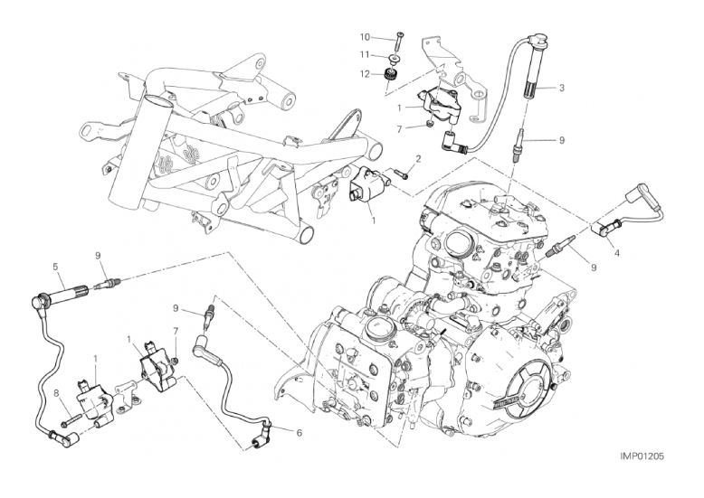 12E WIRING HARNESS (COIL) (5/9)