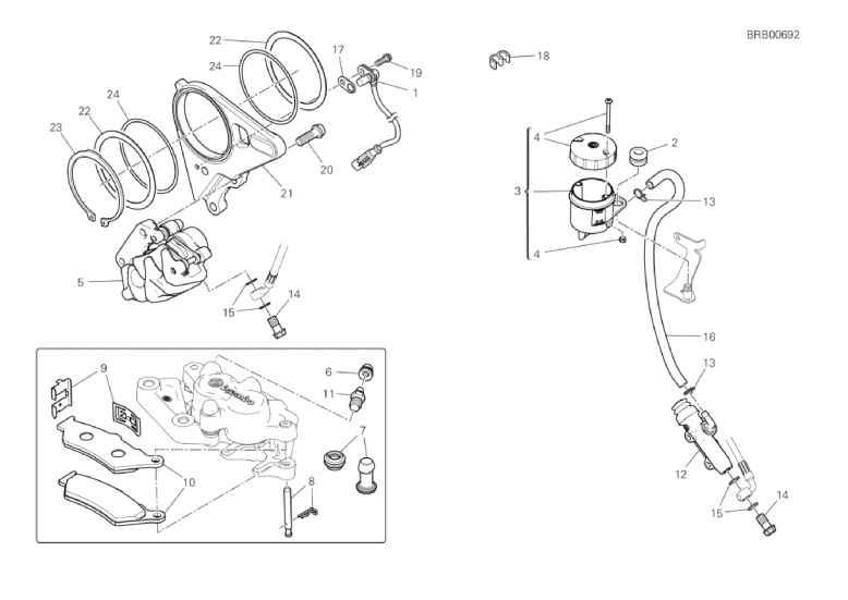 19D REAR BRAKE SYSTEM (9/42)