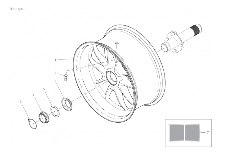 28A REAR WHEEL (23/42)