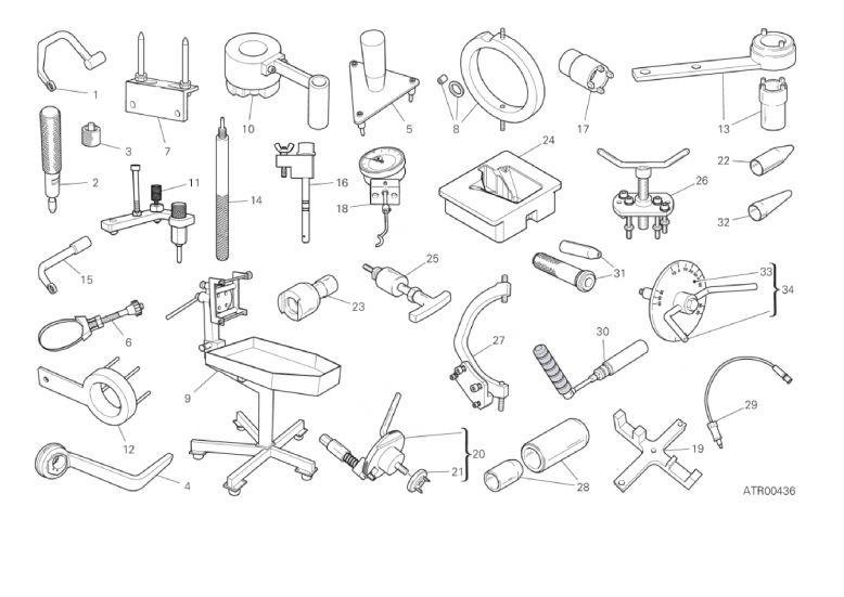 01A WORKSHOP SERVICE TOOLS (ENGINE) (1/3)