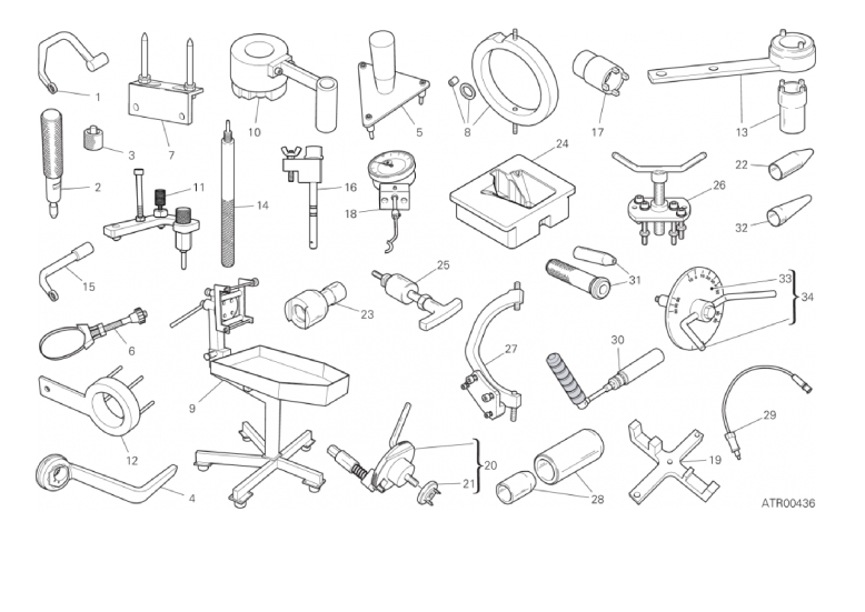 01A WORKSHOP SERVICE TOOLS (ENGINE) (1/3)