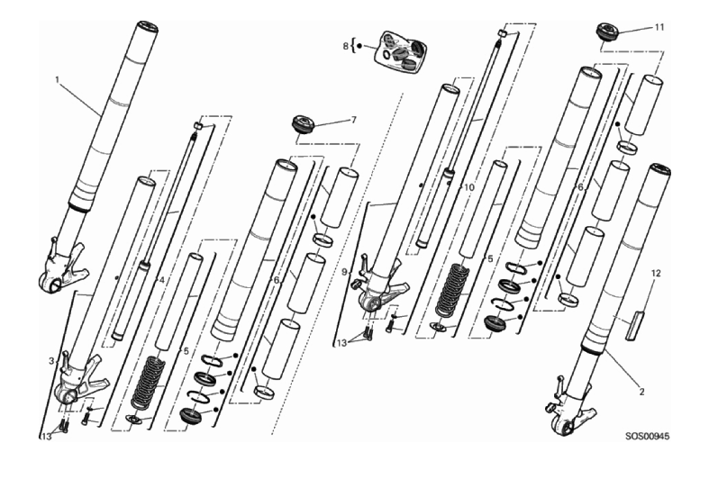 21A FRONT FORK (20/26)