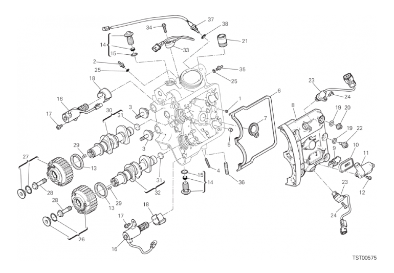 13A HORIZONTAL HEAD - TIMING SYSTEM (18/18)