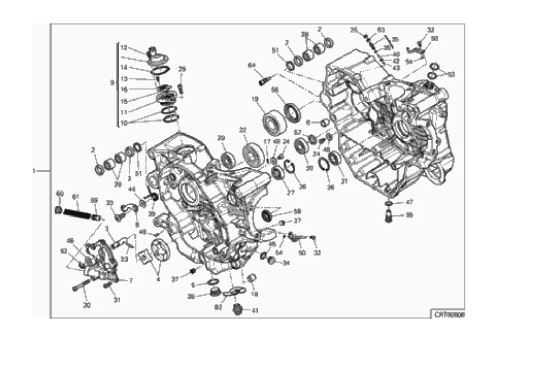 09A HALF-CRANKCASES PAIR (11/17)