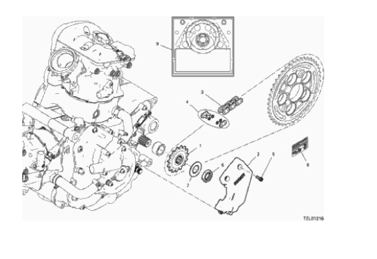 16A FRONT SPROCKET - CHAIN (2/37)