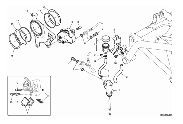 19D REAR BRAKE SYSTEM (9/37)